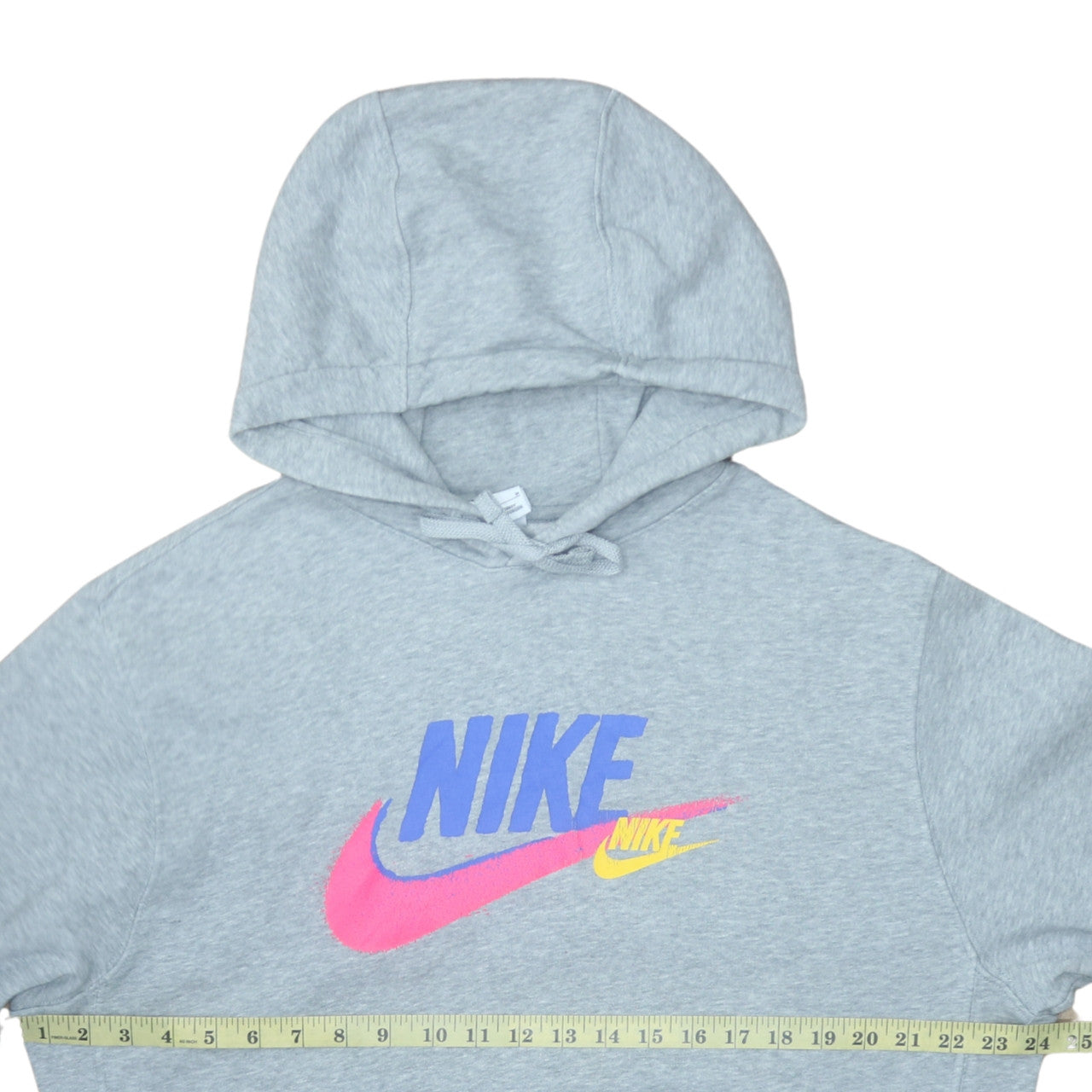 Nike Men's Grey Pullover Hoodie M Graphic Logo Sportswear