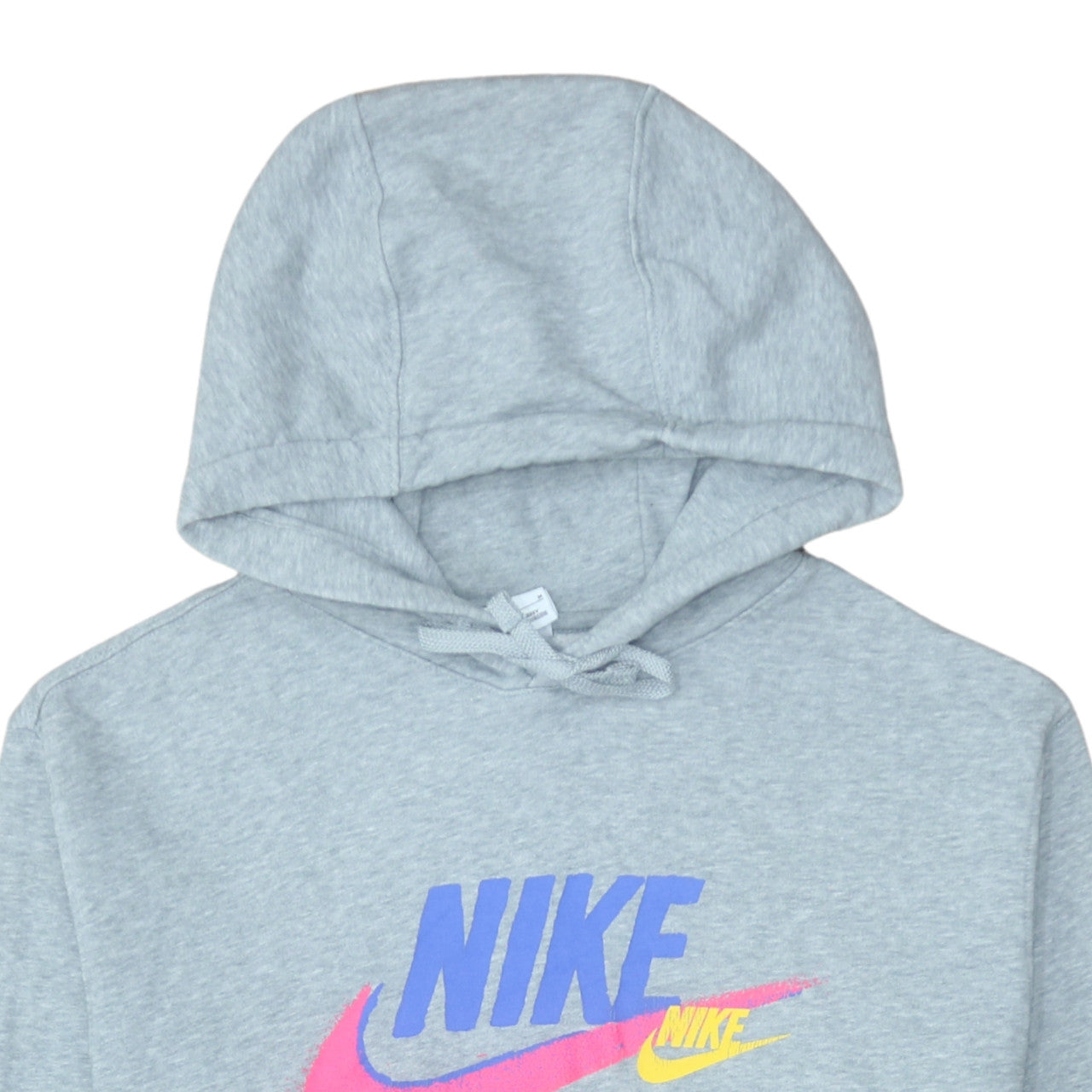 Nike Men's Grey Pullover Hoodie M Graphic Logo Sportswear
