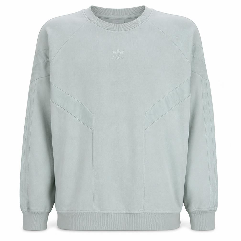 Adidas Mens Grey XL Crew Neck Sweatshirt Classic Pullover
