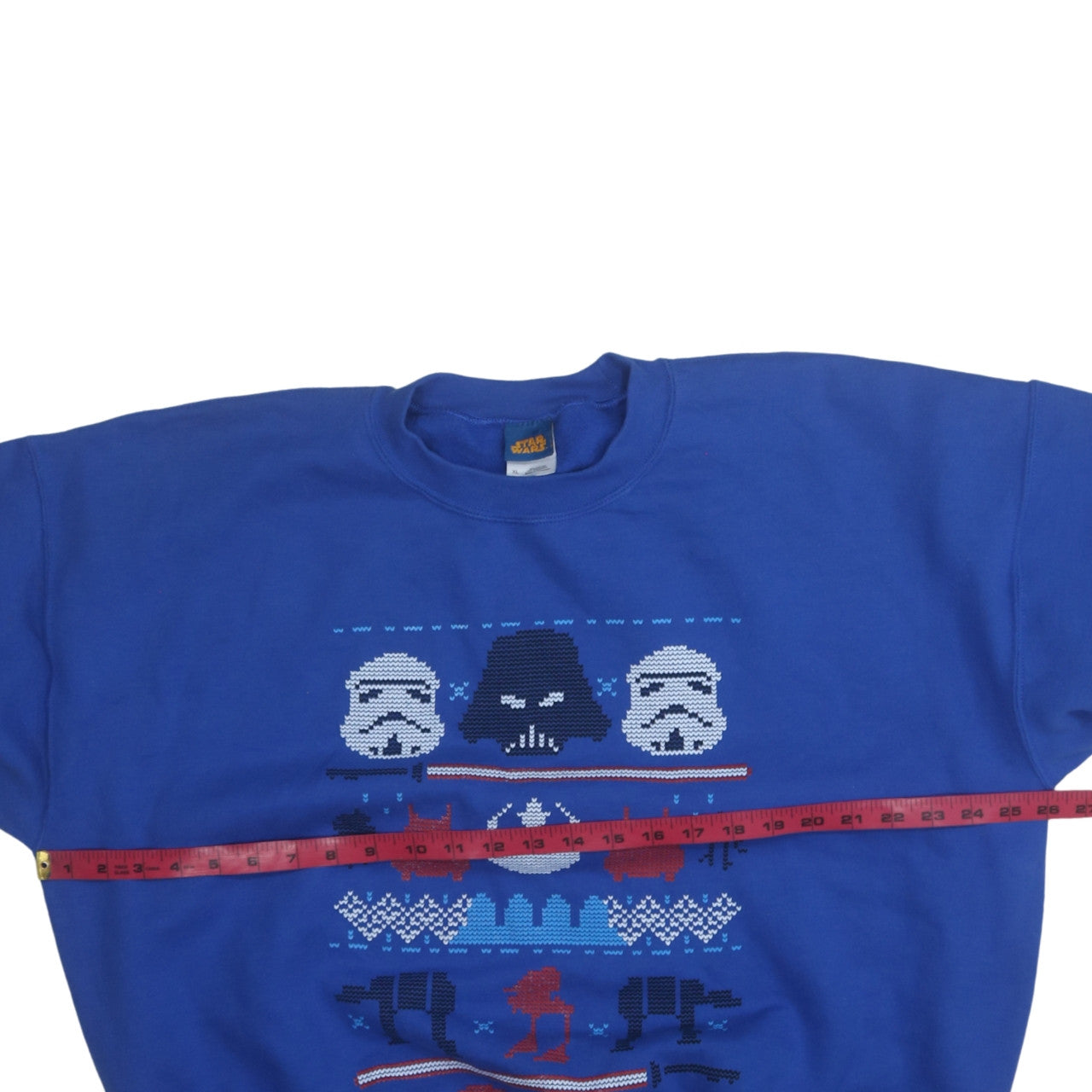 Star Wars Men's Blue XL Sweatshirt Crew Neck Fleece Pullover