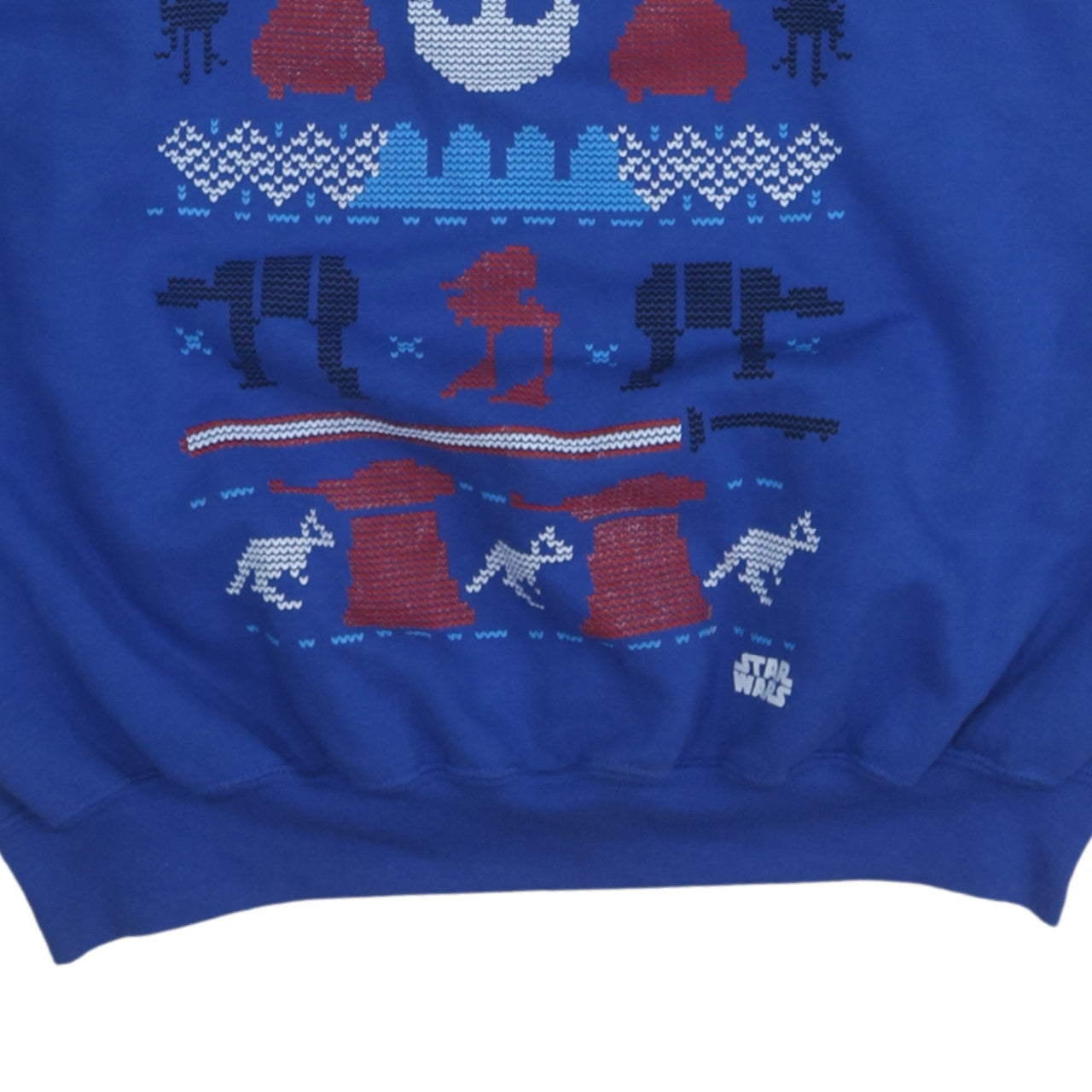 Star Wars Men's Blue XL Sweatshirt Crew Neck Fleece Pullover