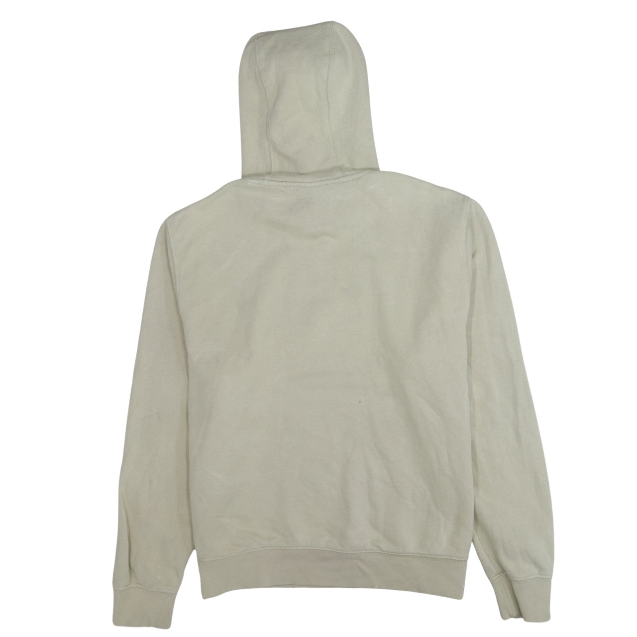 Nike Men Beige Pullover Hoodie M Fleece Sportswear Sweatshirt