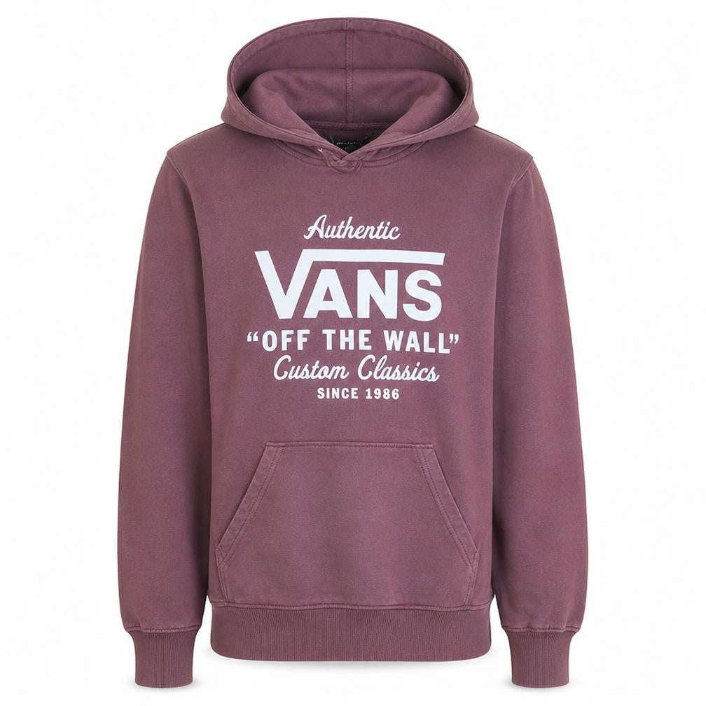 Vans Men's Brown XS Pullover Hoodie Skate Graphic Classic