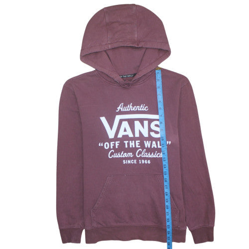 Vans Men's Brown XS Pullover Hoodie Skate Graphic Classic