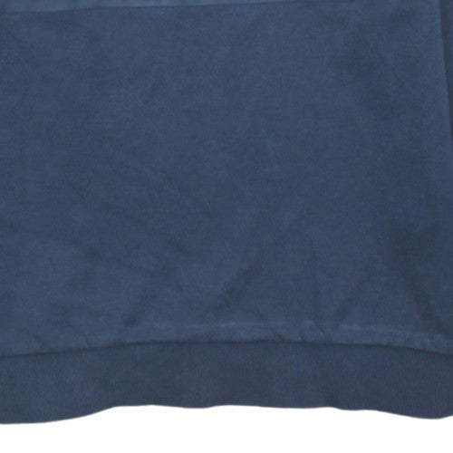 Hugo Boss Men's Blue Slim Fit Crew Neck Logo Sweatshirt Size M