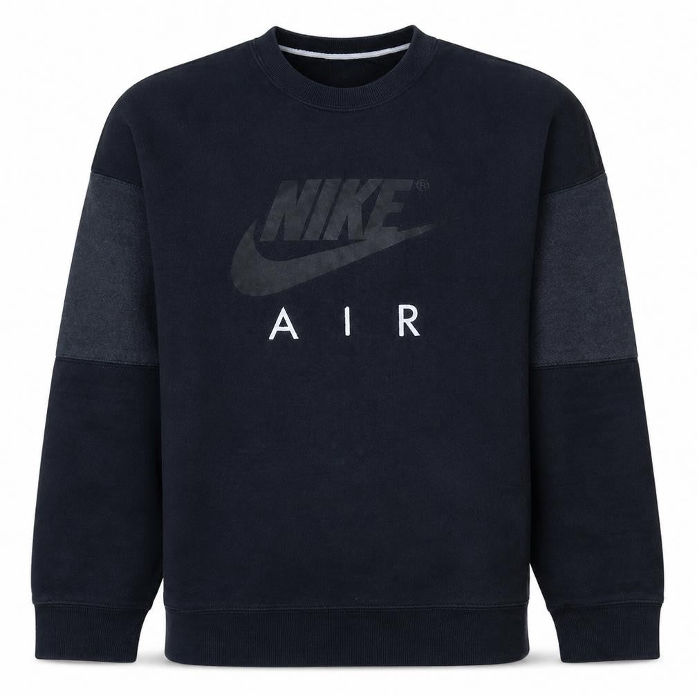Nike Air Men's Black Small Pullover Crew Neck Graphic Sweatshirt