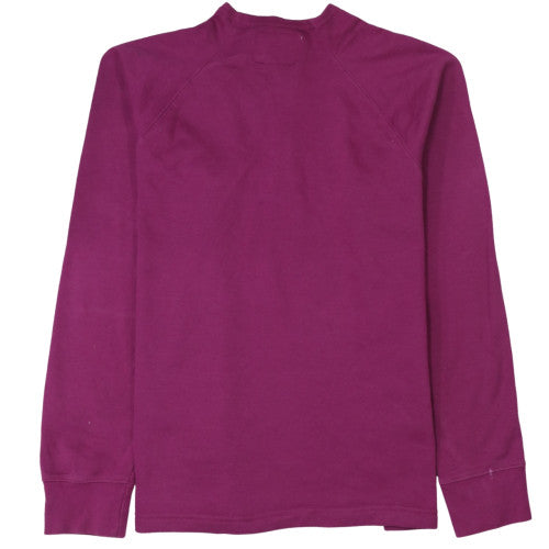 Champion Women's Purple 1/2 Zip Pullover Sweatshirt Size L