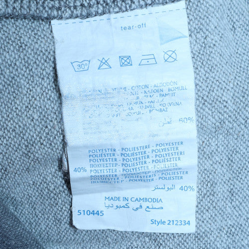Champion Men's Grey Crew Neck Sweatshirt Large Classic Fit