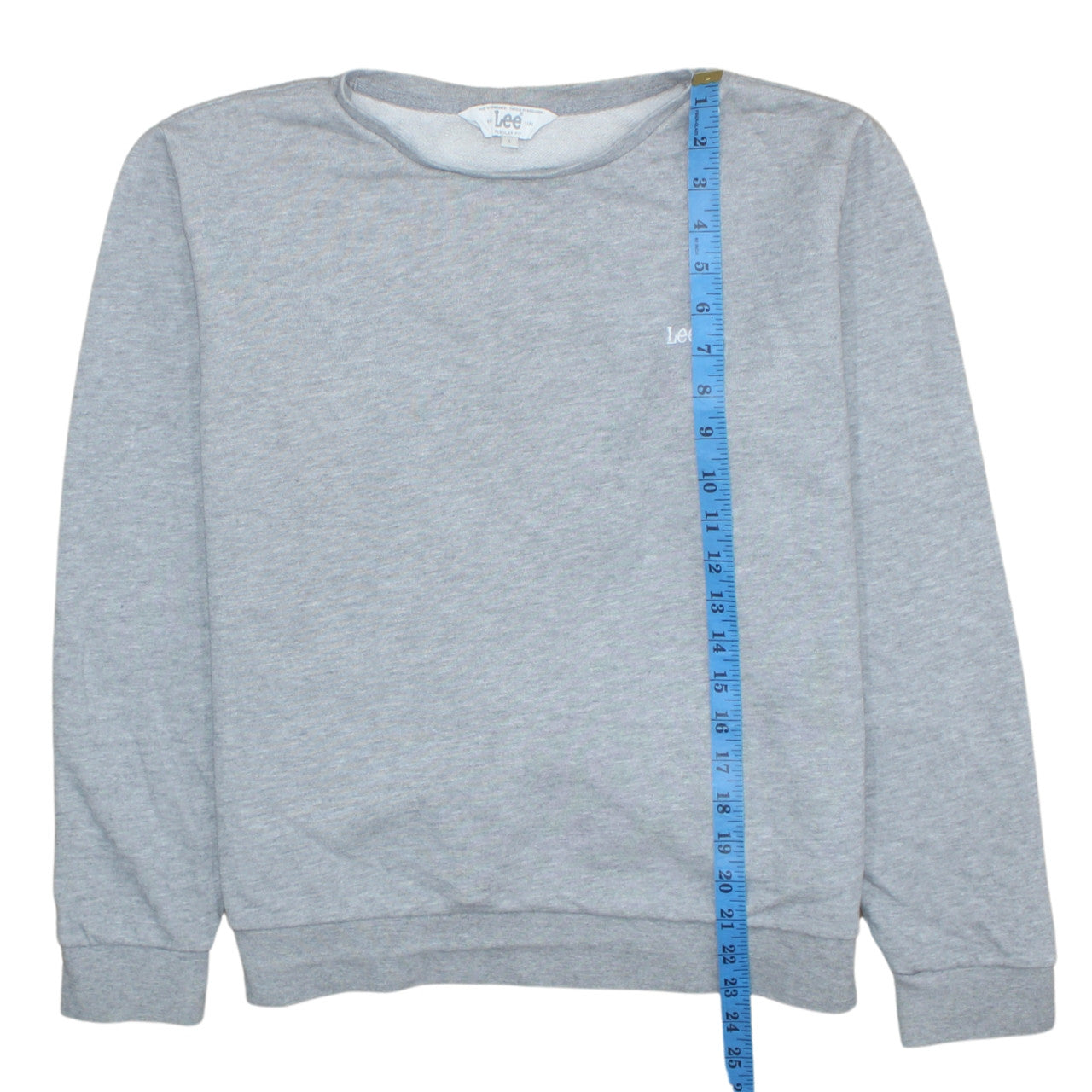 Lee Mens Grey Regular Fit Crew Neck Sweatshirt L