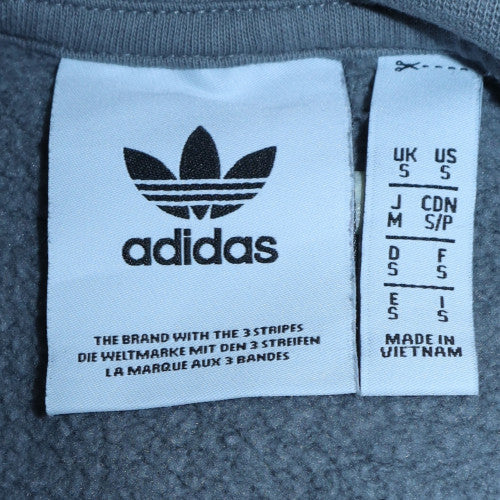Adidas Men’s Grey Pullover Sweatshirt Small Crew Neck Fleece