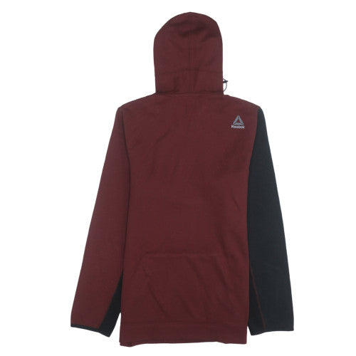 Reebok Men's Red & Black Pullover Hoodie Size M