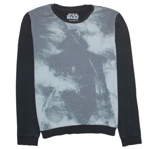 Preloved Star Wars Men's Black L Darth Vader Graphic Print Sweatshirt - Front