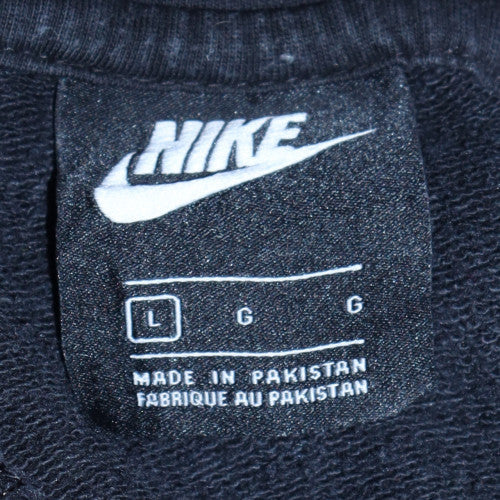Nike Men's Black Pullover Hoodie L Regular Fit Sportswear