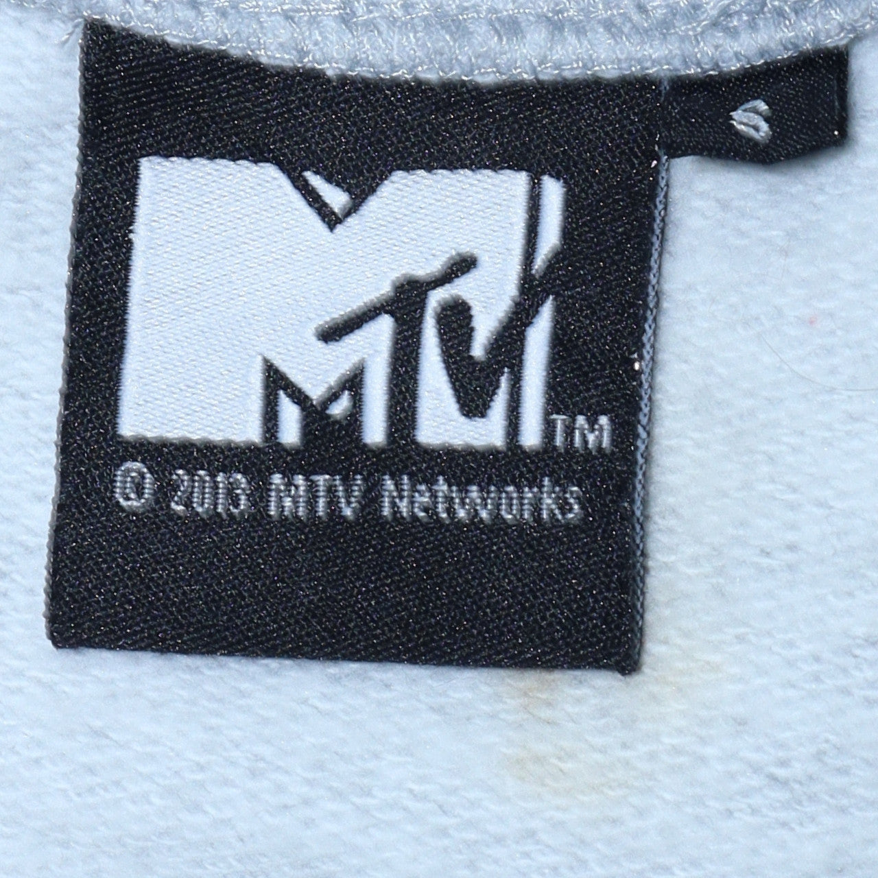 MTV Grey Cotton Blend Women's Sweatshirt Size S Graphic Print