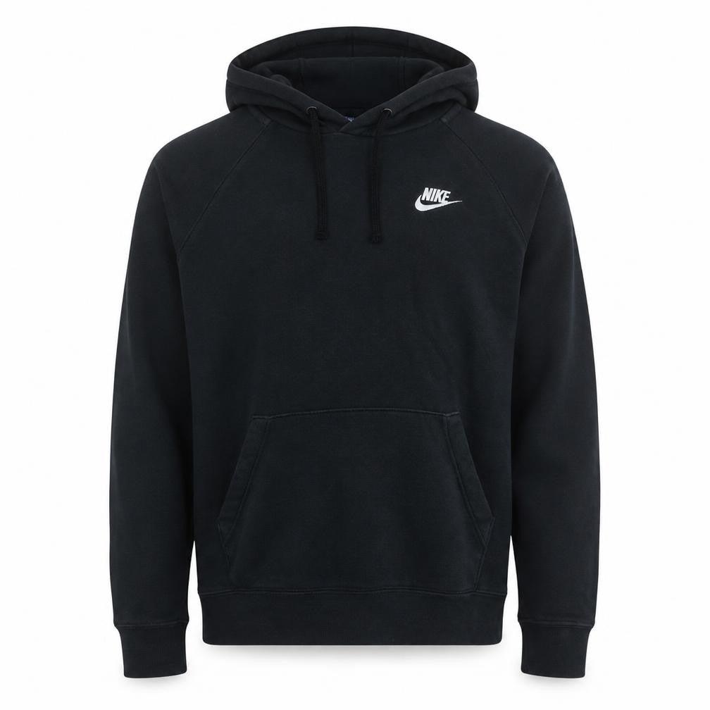 Nike Mens Black Pullover Hoodie M Sports Fleece Sweatshirt