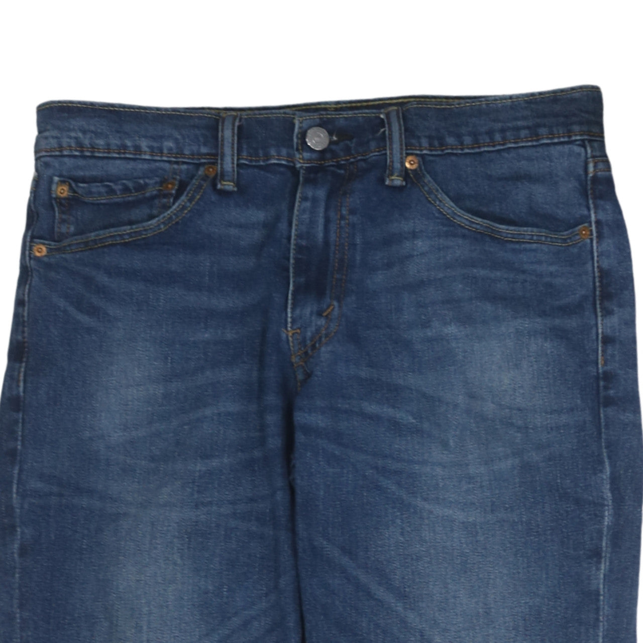 Levi's Men's Blue Straight Leg Denim Jeans Regular Fit