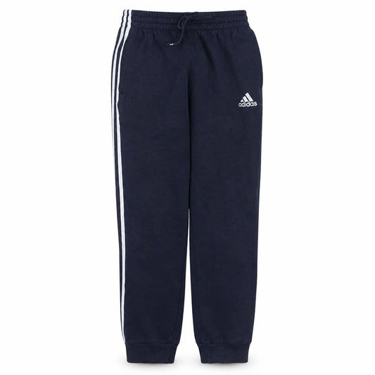 Front view of Adidas Men's Blue Regular Fit Tapered Sweatpants M