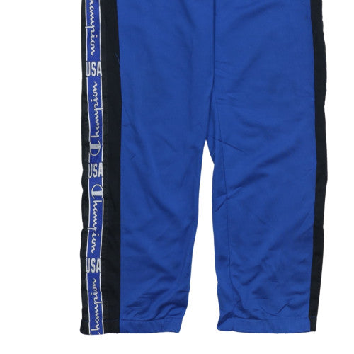 Champion Men's Blue XS Jogger Track Pants USA Logo