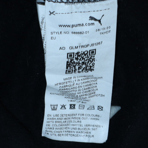 Puma Womens Black Crew Neck Pullover Sweatshirt M