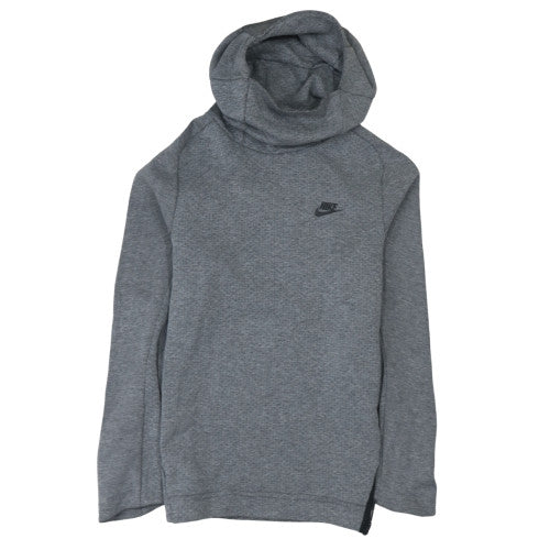 Nike Men's Grey Pullover Hoodie Small High Neck Sportswear