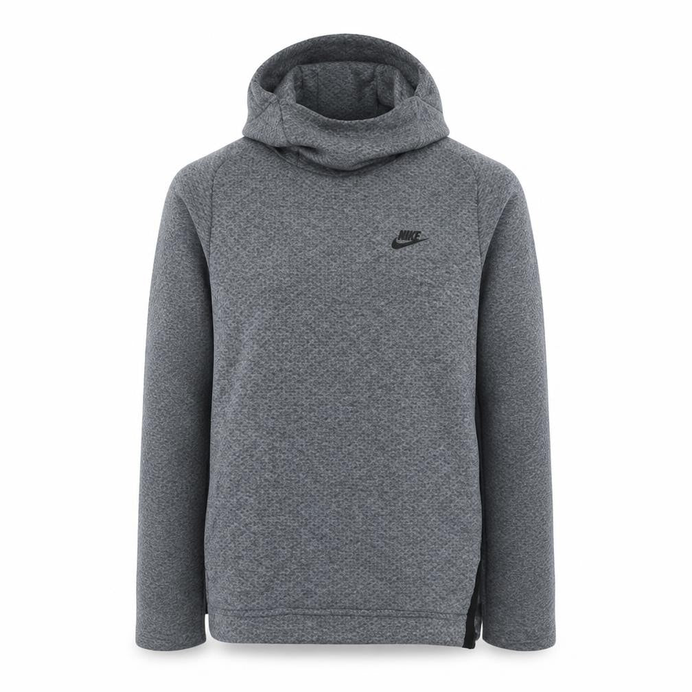 Nike Men's Grey Pullover Hoodie Small High Neck Sportswear