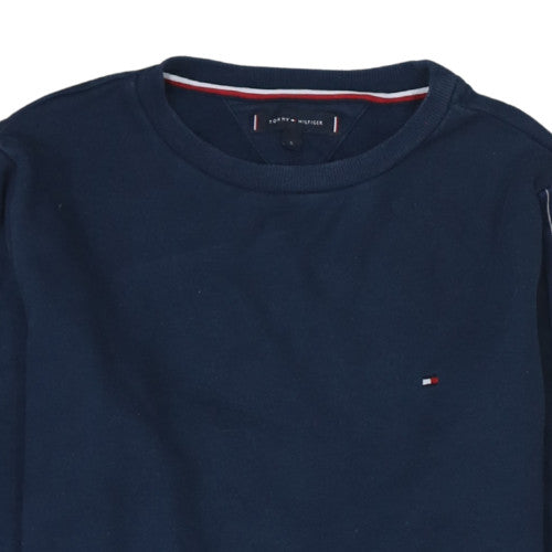 Tommy Hilfiger Men's Blue Small Crew Neck Pullover Sweatshirt