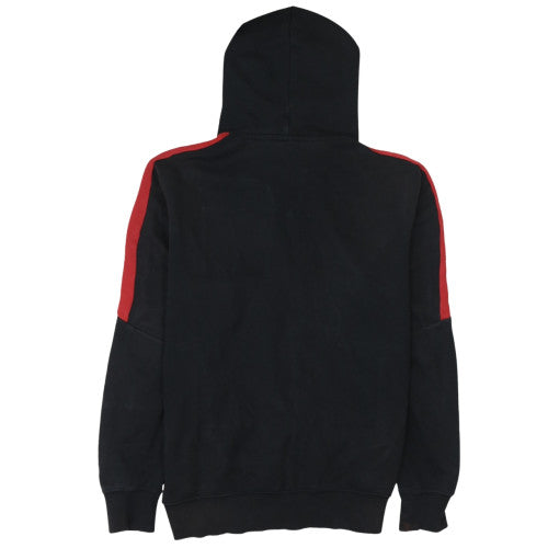 Puma Men's Black Red Full Zip Hoodie Size M Sportswear Hooded Sweatshirt