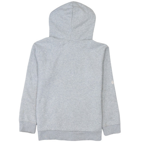 Puma Boys Grey Pullover Hoodie Size 14-16 Years Logo Fleece Sweatshirt