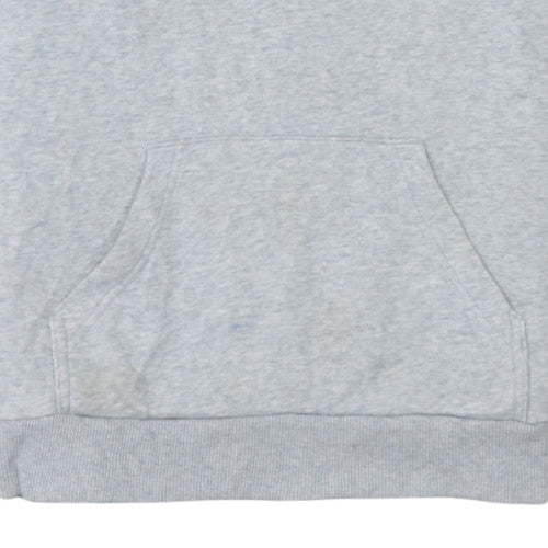 Puma Boys Grey Pullover Hoodie Size 14-16 Years Logo Fleece Sweatshirt