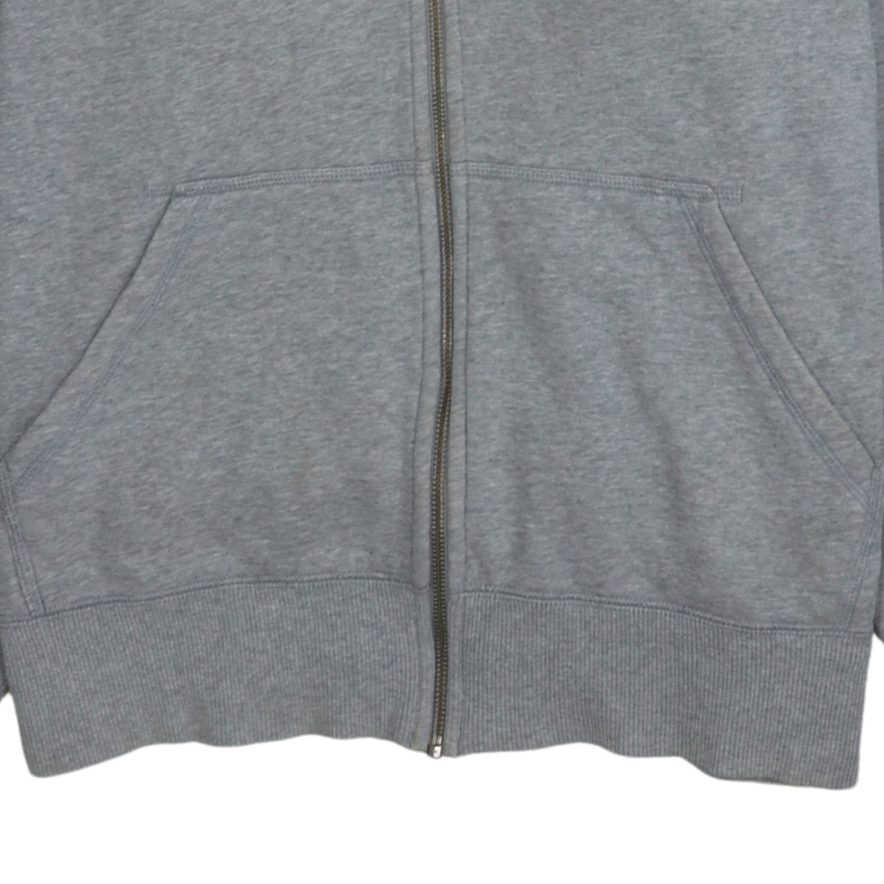 Nike Men's Grey Full Zip Hoodie L Sports Athletic Dept