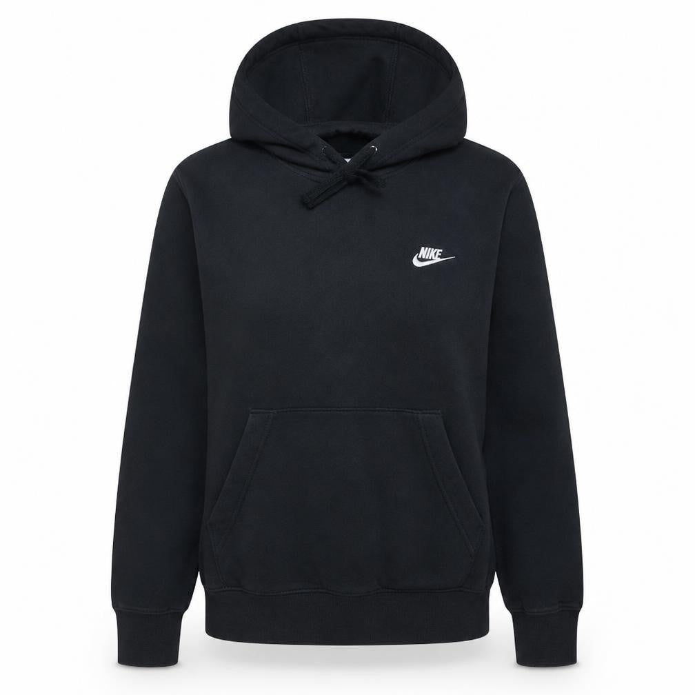 Nike Womens Black XS Pullover Hoodie Cotton Blend Casual