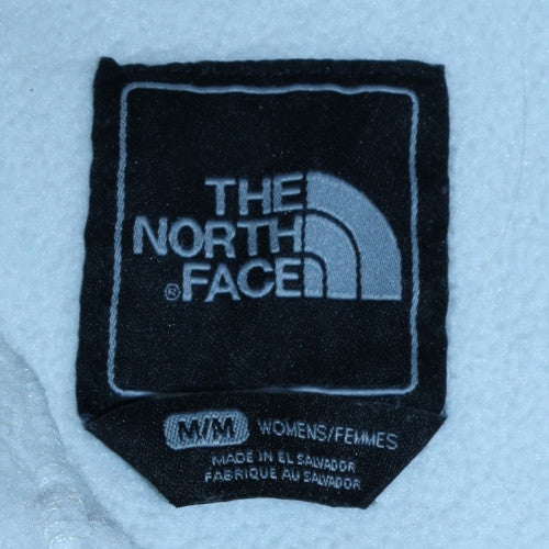 The North Face Womens White Fleece Full Zip Jacket M