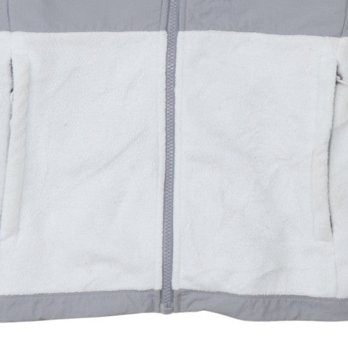 The North Face Womens White Fleece Full Zip Jacket M