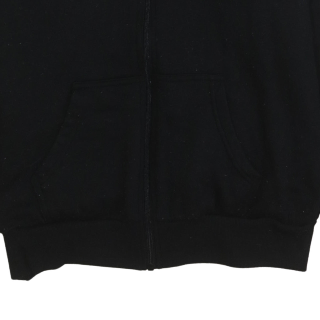 Lee Cooper Women Black Full Zip Hoodie UK 12 Comfortable Casual Sweatshirt