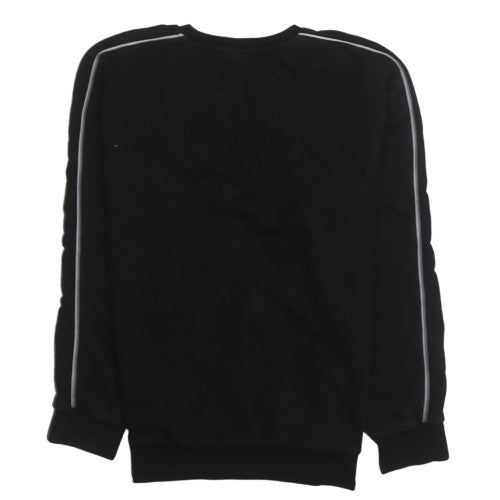 Puma Men’s Black Crew Neck Pullover Sweatshirt M Regular Fit