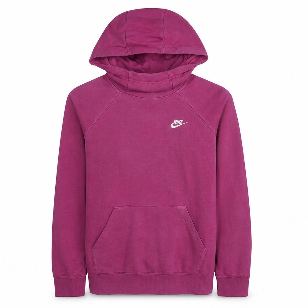Nike Womens Pink Pullover Hoodie Small Cotton Blend Casual