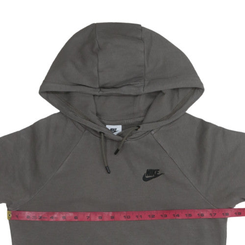 Nike Mens Grey XS Pullover Hoodie Sweatshirt with Logo