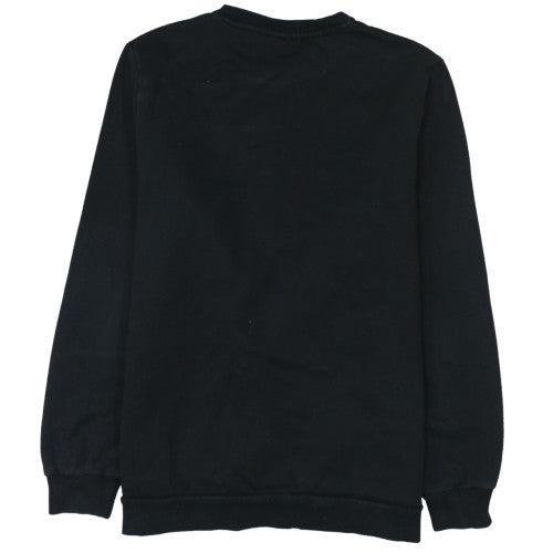 Puma Mens Black Crew Neck Pullover Sweatshirt L Cotton Blend