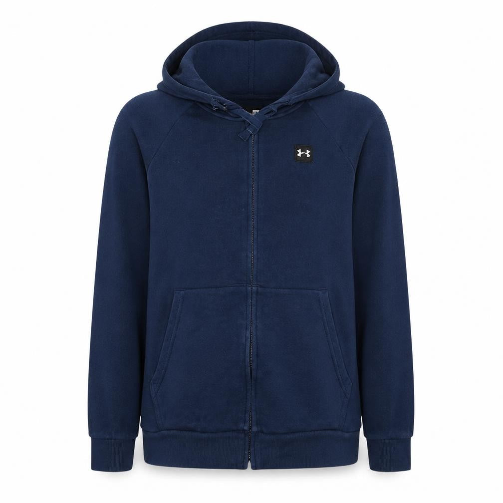 Under Armour Men's Blue Full Zip Hoodie Size Small Fleece