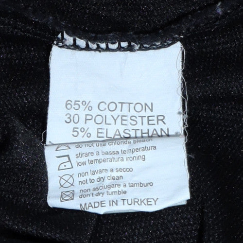 Levi's Men's Black Medium Crew Neck Pullover Sweatshirt
