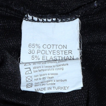 Levi's Men's Black Medium Crew Neck Pullover Sweatshirt