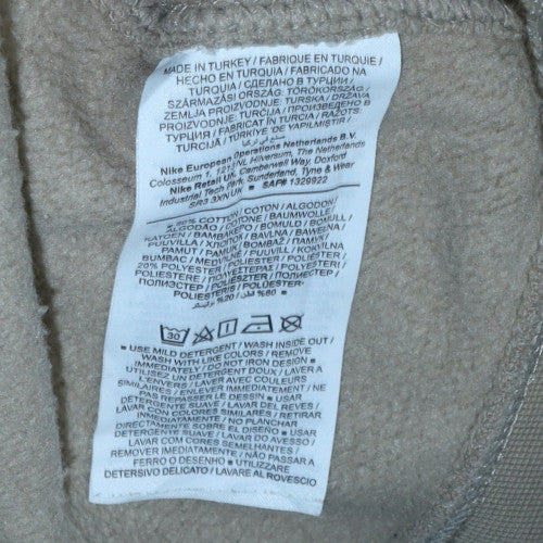 Nike Womens Beige Crew Neck Pullover Sweatshirt XL Cotton Blend