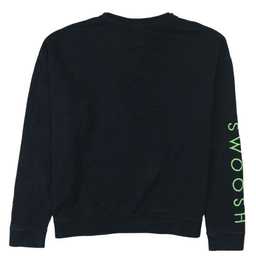 Nike Boys Black Crew Neck Pullover Sweatshirt XL Standard Fit 158-170cm