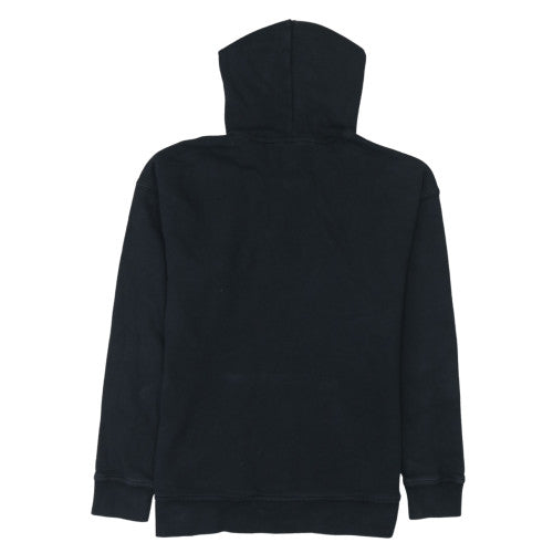 Adidas Women's Black Pullover Hoodie UK 8 Trefoil Logo Casual Sweatshirt