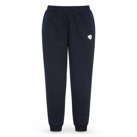 Front view of Emporio Armani EA7 men’s black jogger sweatpants m tapered fit
