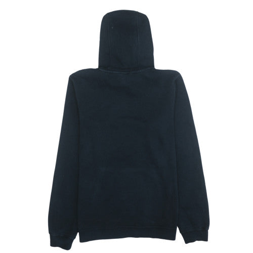 Nike Mens Black Pullover Hoodie M Regular Fit Fleece Logo Sweatshirt