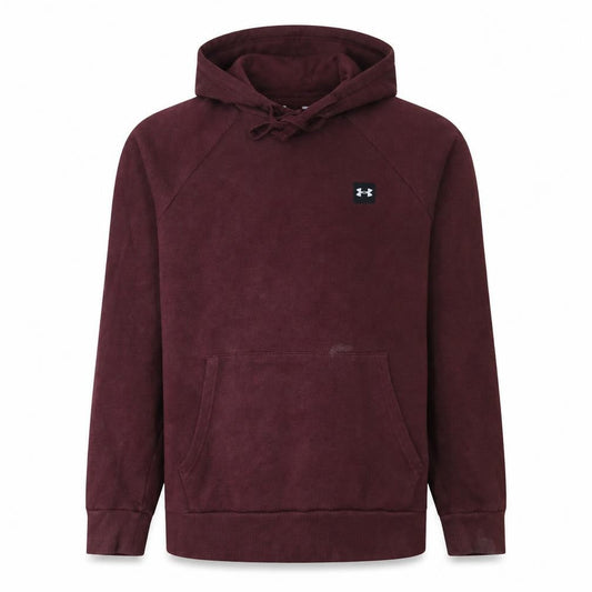 Under Armour Men's Brown Pullover Hoodie Size S Fleece Hooded Sweatshirt