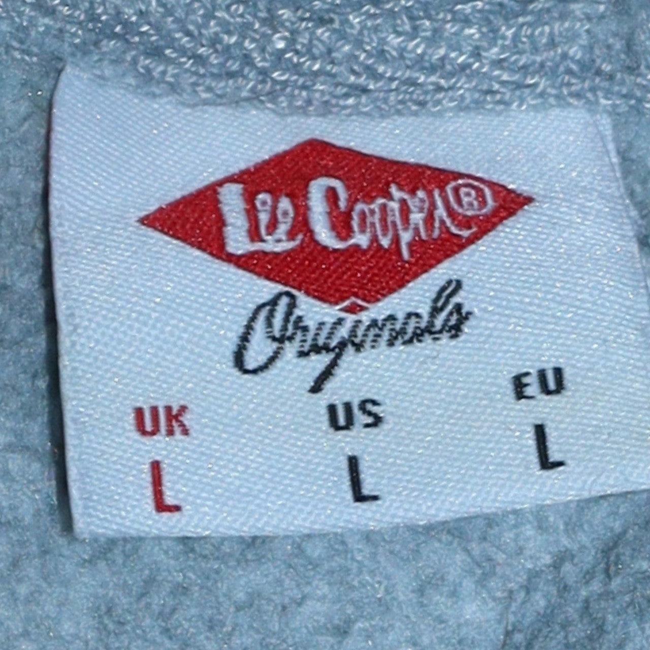 Lee Cooper Men's Grey L Pullover Sweatshirt Crew Neck Fleece