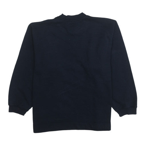 Reebok Women’s Black Crew Neck Pullover Sweatshirt Size 14