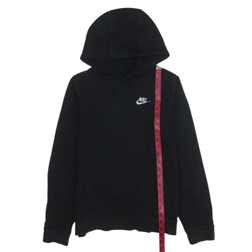 Nike Boys Black XL Pullover Hoodie Standard Fit Fleece Sweatshirt